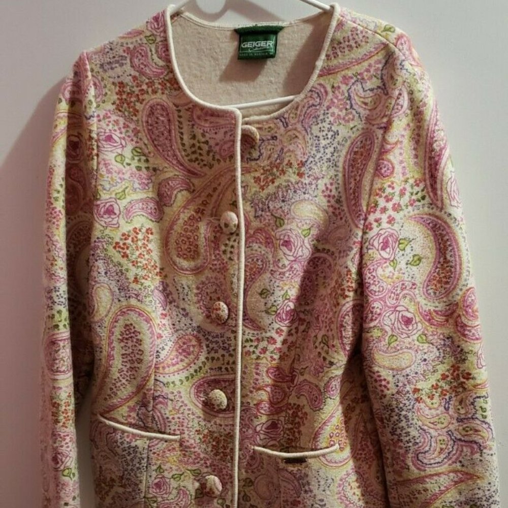 Geiger Collections Sweater Size 42 Womens Multi-co